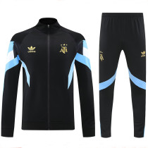 25/26 Argentina Black Jacket Tracksuit