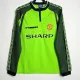 1998/1999 Man Utd Green Goalkeeper Long sleeve Retro Soccer Jersey（长袖）