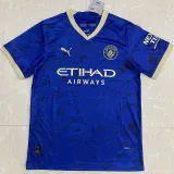 2023 Man City Special Edition Blue Fans Soccer Jersey