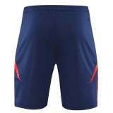 24/25 Man Utd Royal Blue Training Shorts Pants (红边）