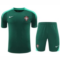 24/25 Portugal Green Training Short Suit