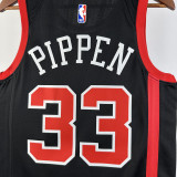 23/24 BULLS PIPPPEN #33 Black City Edition Top Quality Hot Pressing NBA Jersey