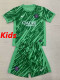 24/25  PSG Green Goalkeeper Kids Soccer Jersey(儿童）
