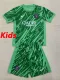 24/25  PSG Green Goalkeeper Kids Soccer Jersey(儿童）
