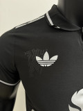 25/26 Man Utd  Black Special Edition Player Version Soccer Jersey(翻领）