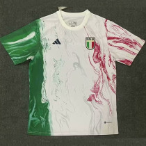 23/24 Italy White Green Training Shirts