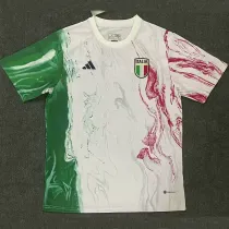 23/24 Italy White Green Training Shirts