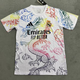 24/25 RMA White Dragon Pattern Training Shirts
