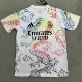 24/25 RMA White Dragon Pattern Training Shirts