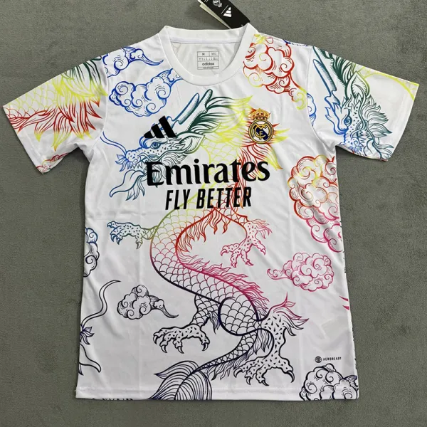 24/25 RMA White Dragon Pattern Training Shirts