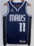 22/23 Dallas Mavericks IRVING #11 Royal Blue Top Quality Hot Pressing NBA Jersey (Trapeze Edition)飞人版