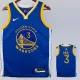 22/23 WARRIORS PAUL #3 Blue Top Quality Hot Pressing NBA Jersey (V领)
