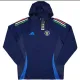 24/25 Man Utd Royal Blue Hooded Windbreaker