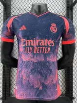 24/25 RMA Blue Blue Pink Special Edition Player Version Soccer Jersey
