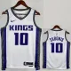 22/23 KINGS SABONIS #10 White Home Top Quality Hot Pressing NBA Jersey(V领）
