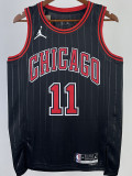 22/23 BULLS DEROZAN #11 Black Top Quality Hot Pressing NBA Jersey (Trapeze Edition) 飞人版