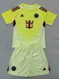 25/26  Inter Miami Light Yellow  Goalkeeper Kids Soccer Jersey