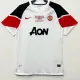 2010/2011 Man Utd Away White Retro Soccer Jersey (欧冠版、胸前字)