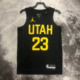 22/23 JAZZ MARKKANEN #23 Black Top Quality Hot Pressing NBA Jersey (Trapeze Edition)