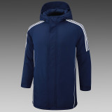 24/25 G229 Royal Blue Hooded Cotton Coat