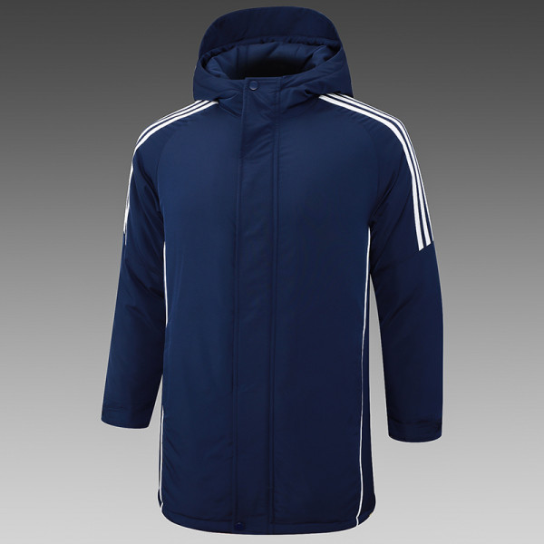 24/25 G229 Royal Blue Hooded Cotton Coat