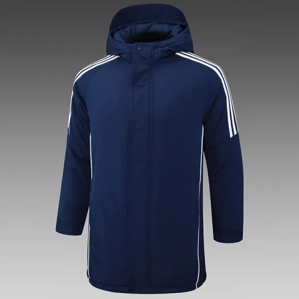24/25 G229 Royal Blue Hooded Cotton Coat