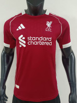 25/26  LIV Home  Player Version Soccer Jersey