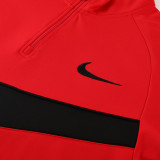 2024 NK Red Black Half Zipper Sportswear # NB07(半拉链)