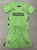 24/25 PSV Green Goalkeeper Kids Soccer Jersey