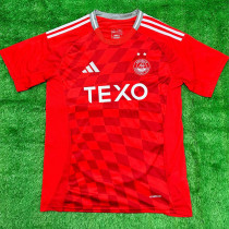 24/25 Aberdeen Home Fans Soccer Jersey