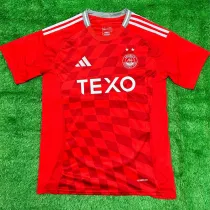 24/25 Aberdeen Home Fans Soccer Jersey