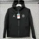 24/25 PSG Black Thickened Assault  Hooded Windbreaker (A805加厚冲锋衣）