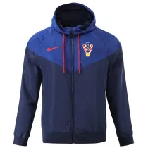 24/25 Croatia Royal Blue Windbreaker (红标)