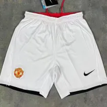 2007/2008 Man Utd White Retro Shorts Pants