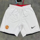 2007/2008 Man Utd White Retro Shorts Pants