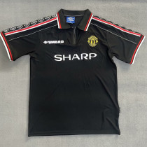 24/25 Man Utd Black Retro Soccer Jersey