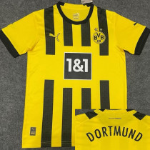 22/23 Dortmund Yellow&Black Stripe Special Edition Fans Soccer Jersey