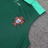 24/25  Portugal Green Tank top and shorts suit