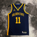 22/23 WARRIORS THOMPSON #11 Royal blue Top Quality Hot Pressing NBA Jersey (Trapeze Edition)