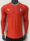 25/26 Portugal Home Player Version Long Sleeve Soccer Jersey