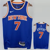 22/23 KNICKS ANTHONY #7 Blue Top Quality Hot Pressing NBA Jersey