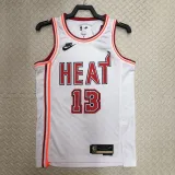22/23 Heat ADERAYO #13 White Top Quality Hot Pressing NBA Jersey (Retro Logo)