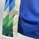 22/23 BUCKS LILLARD #0 Blue City Edition Top Quality Hot Pressing NBA Jersey(V领)