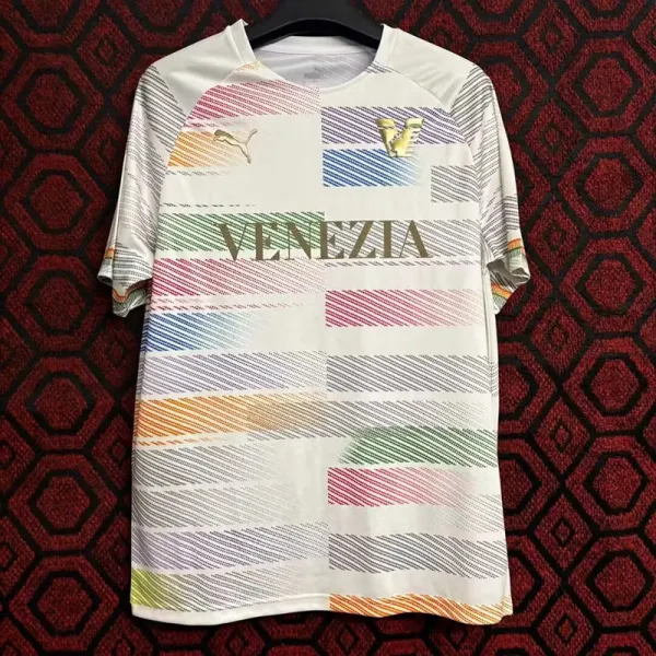 24/25 Venezia FC Pink White Fans Soccer Jersey