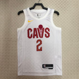 22/23 Cleveland Cavaliers IRVING #2 White Top Quality Hot Pressing NBA Jersey