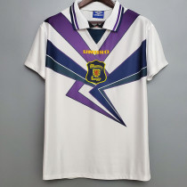 1994/1996 Scotland White Retro Soccer Jersey