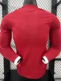 25/26  LIV Home  Long Sleeve   Player Version Soccer Jersey