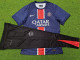24/25 PSG Home Player Version Suit Soccer Jersey(Black Pants)黑裤
