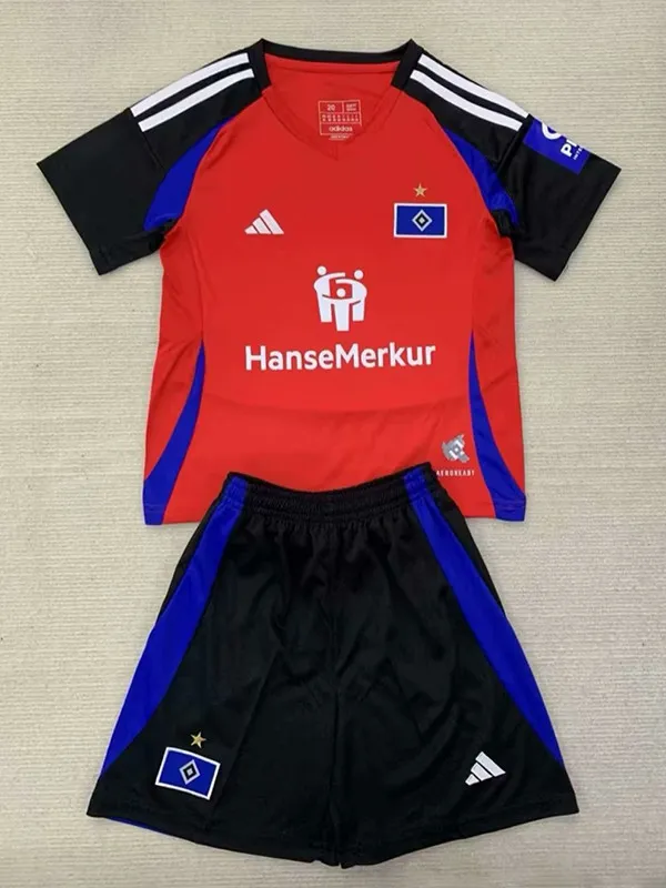 24/25 Hamburger Third  Kids  Soccer Jersey