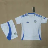 24/25 Leeds United Home  Kids Soccer Jersey